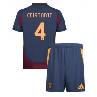 Echipament fotbal AS Roma Bryan Cristante #4 Tricou Treilea 2024-25 pentru copii maneca scurta (+ Pantaloni scurti)